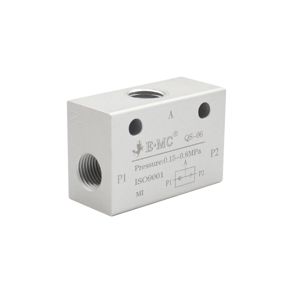 Válvula Selectora tipo "OR"  puertos "1/8" NPT