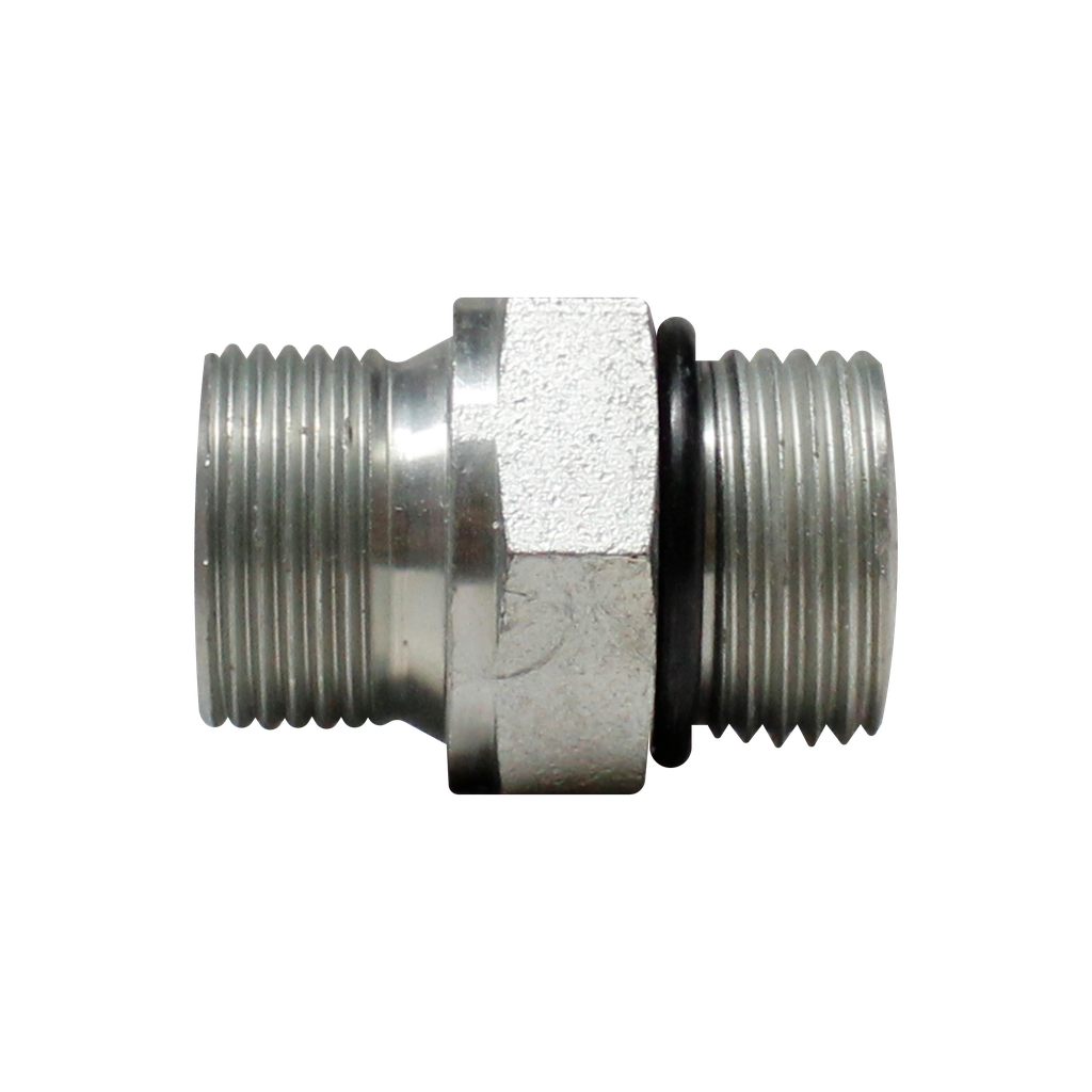 ADAPTADOR MACHO O RING BOSS X MACHO BSPP RECTO MM 08-06