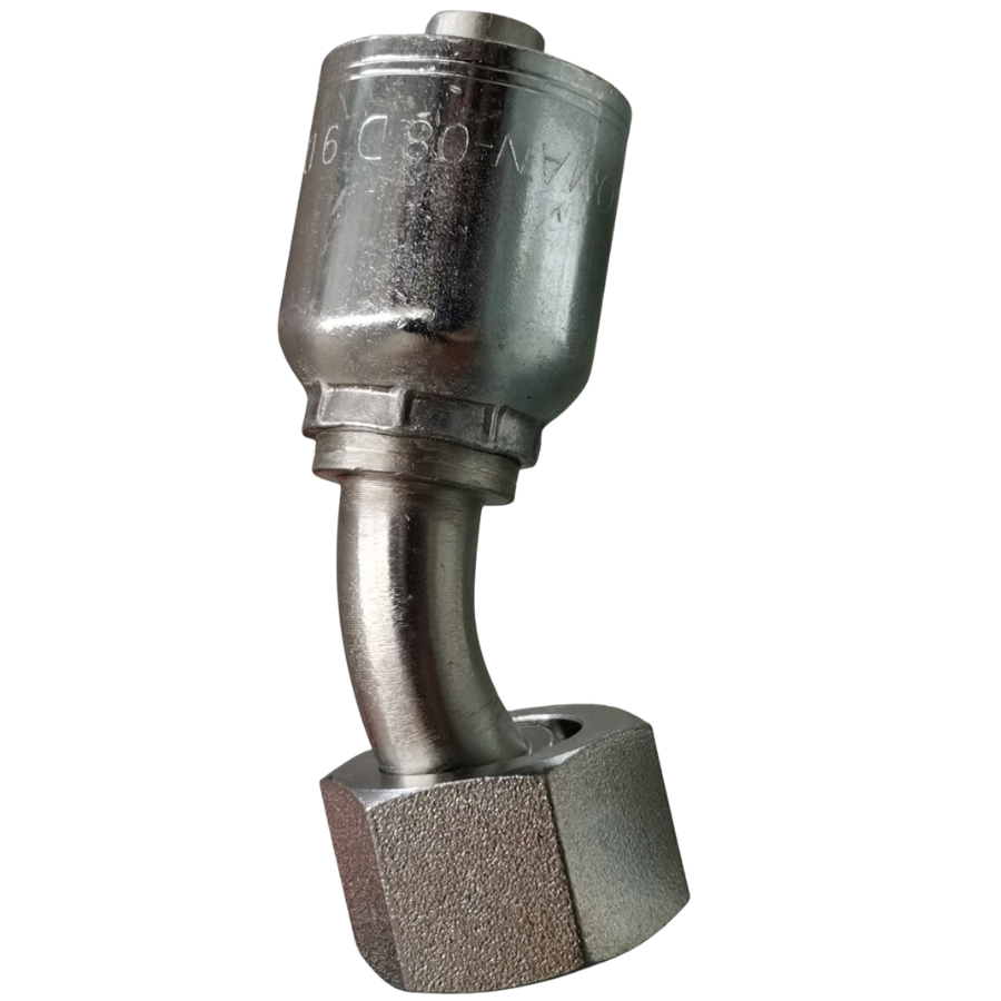 [K2720-0824] HEMBRA DIN PESADA 45° 8-16 P/2 TRENZAS