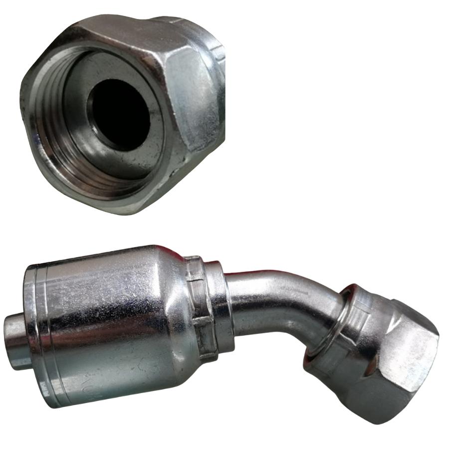 [K2810-0613] HEMBRA CARA PLANA A 45° 6-8 P/2 TRENZAS