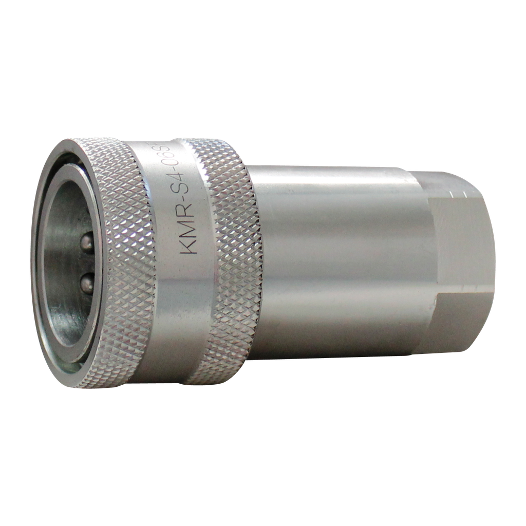 Niple Hidráulico Agricola válvula bola-Hembra NPT   (3/4")