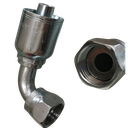 [K2820-1623] HEMBRA CARA PLANA A 90° 16-16 P/2 TRENZAS
