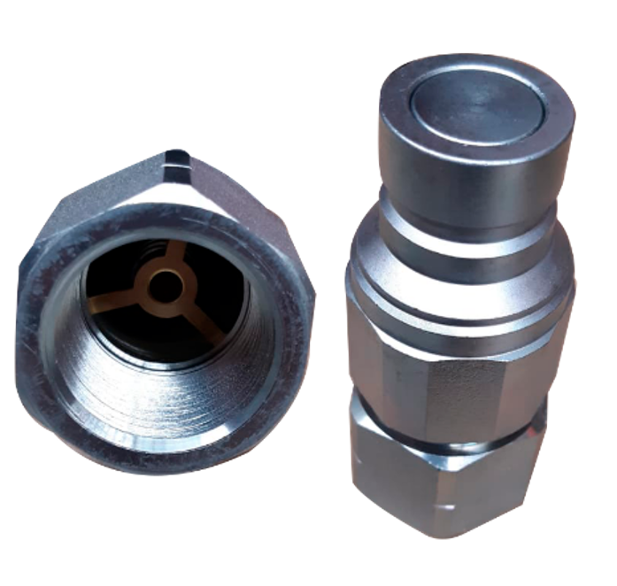 [KMR-FF-06PF] Cople Hidráulico Cara Plana-Macho NPT (3/4")