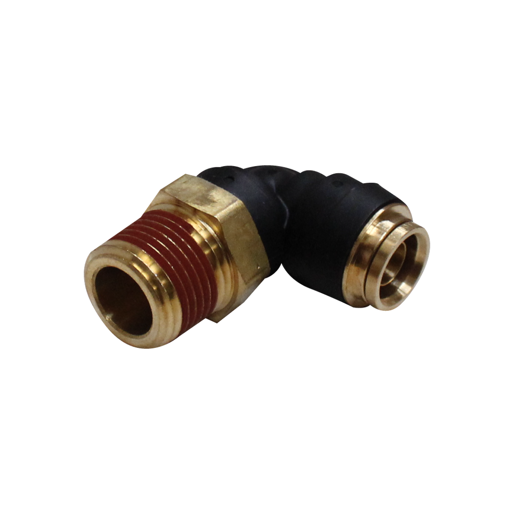 [RQ-PL-DOT-06-08] CONECTOR PLASTICO-LATÓN DOT MACHO A 90° 3/8 X 1/2