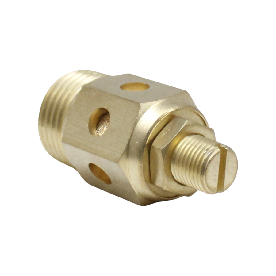 [SK-25-T] Silenciador con regulador de caudal de bronce 1" NPT