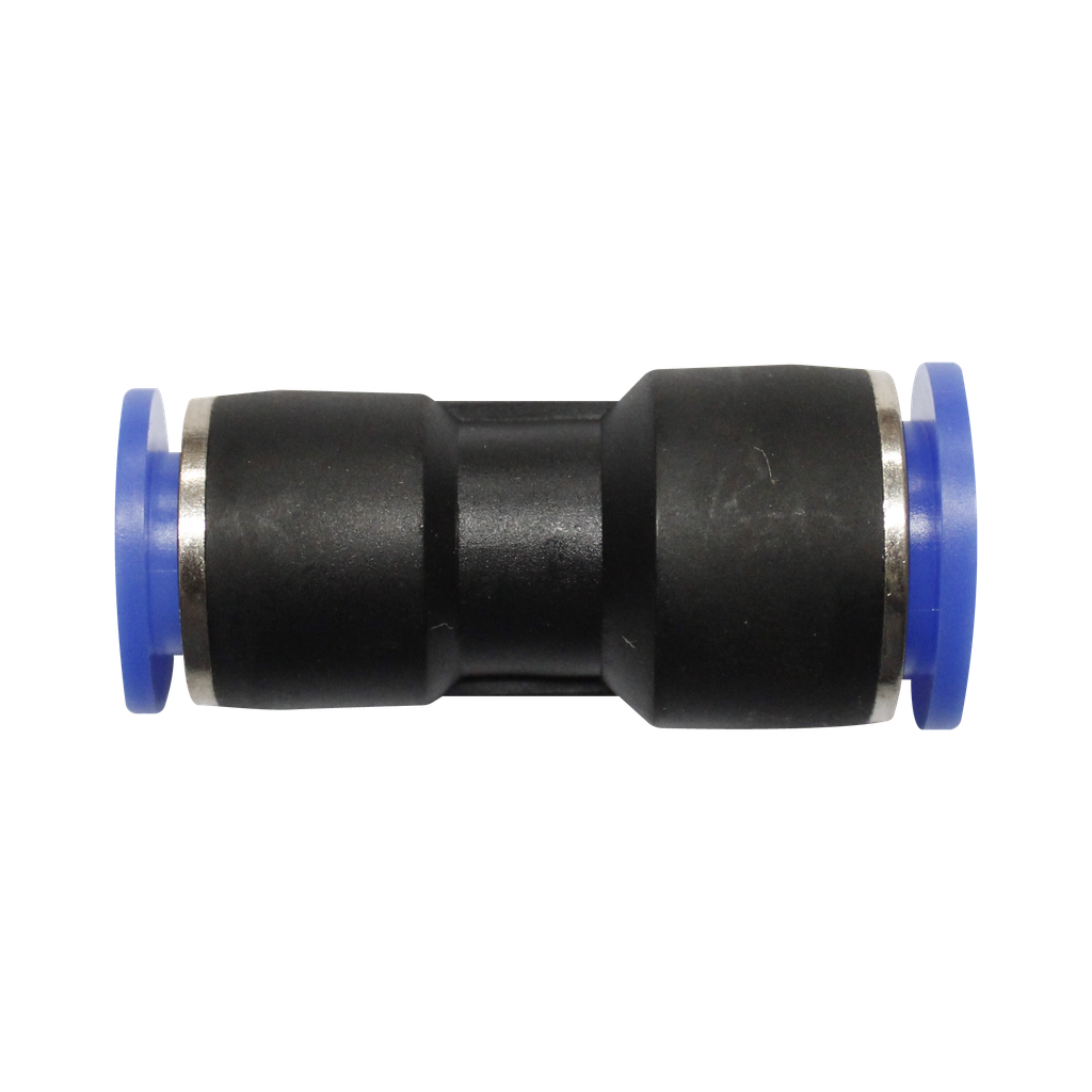 Conector enchufable recto 10 MM a 6 MM
