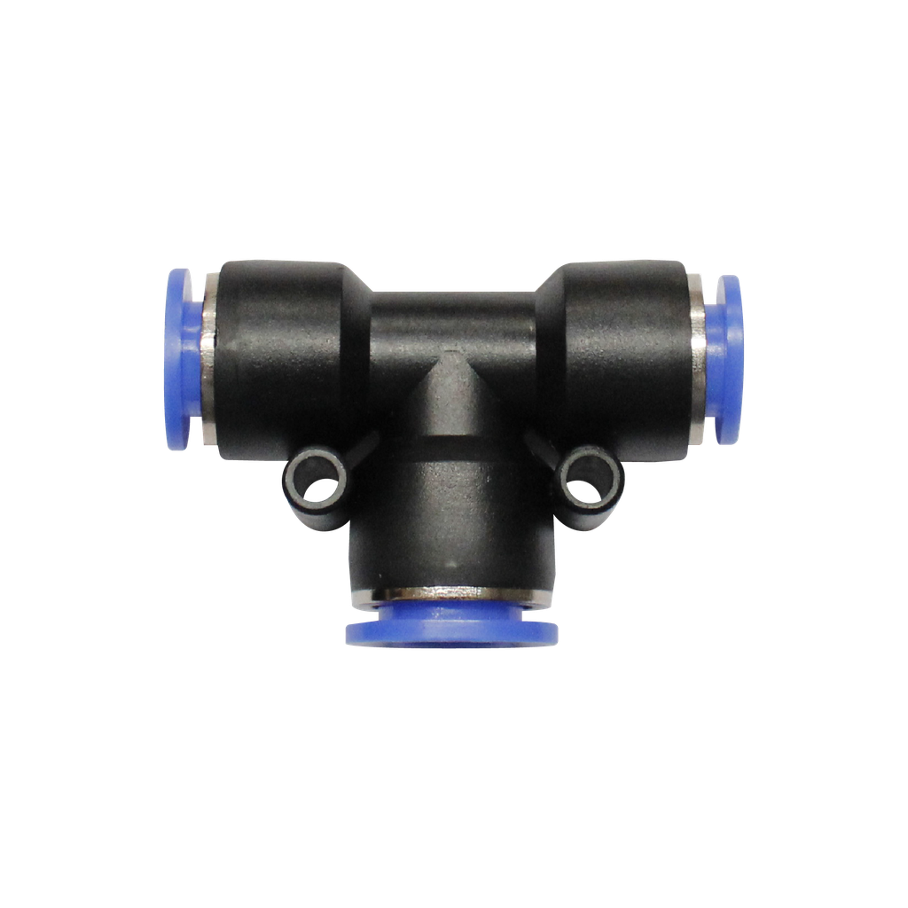 Conexión "T" diámetros laterales 6 MM diámetro central 10 MM