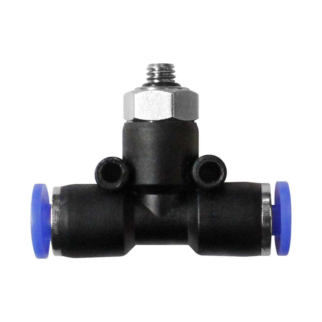 [PT04M5] Conector rápido "T" manguera 4 MM cuerda central M5