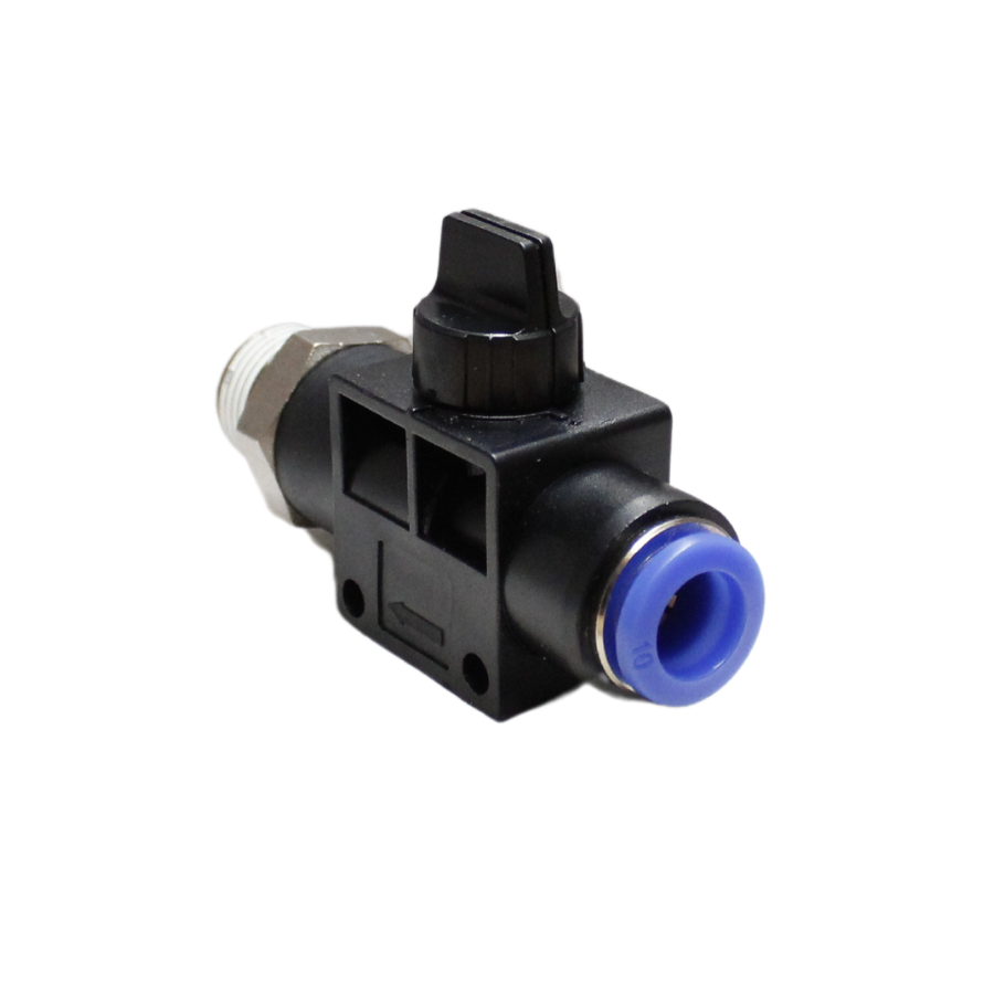Válvula de Cierre manguera 6 MM cuerda 1/4" BSP
