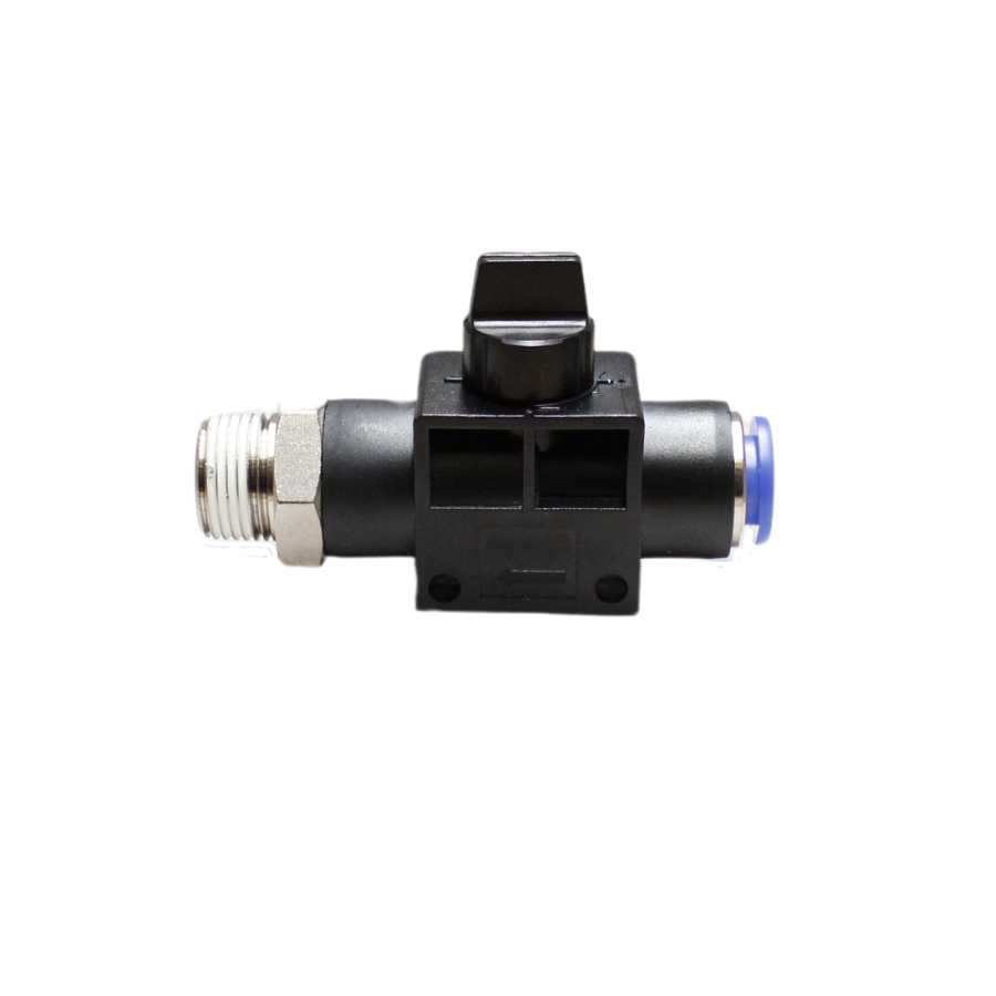 Válvula de Cierre manguera 10 MM cuerda 1/4" BSP