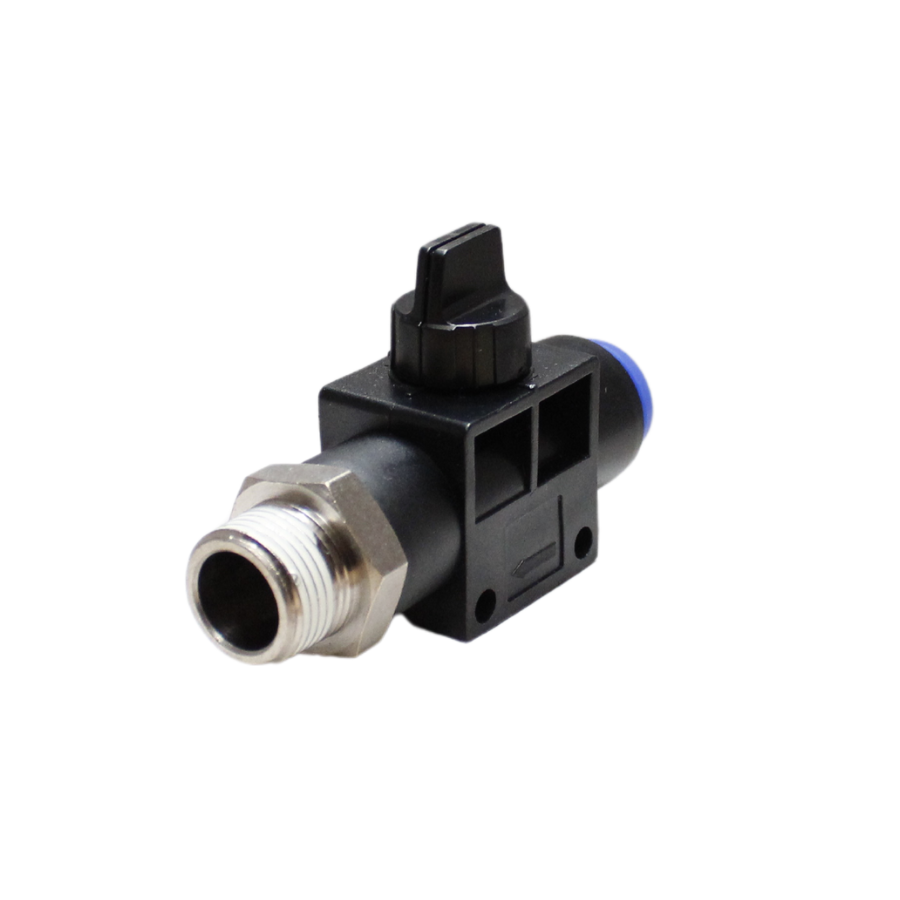 Válvula de Cierre manguera 12 MM cuerda 3/8" BSP