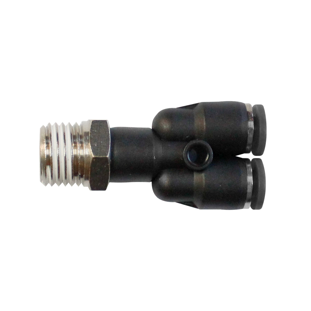 Conector "Y" Diámetro manguera 1/4 X 1/4'' NPT