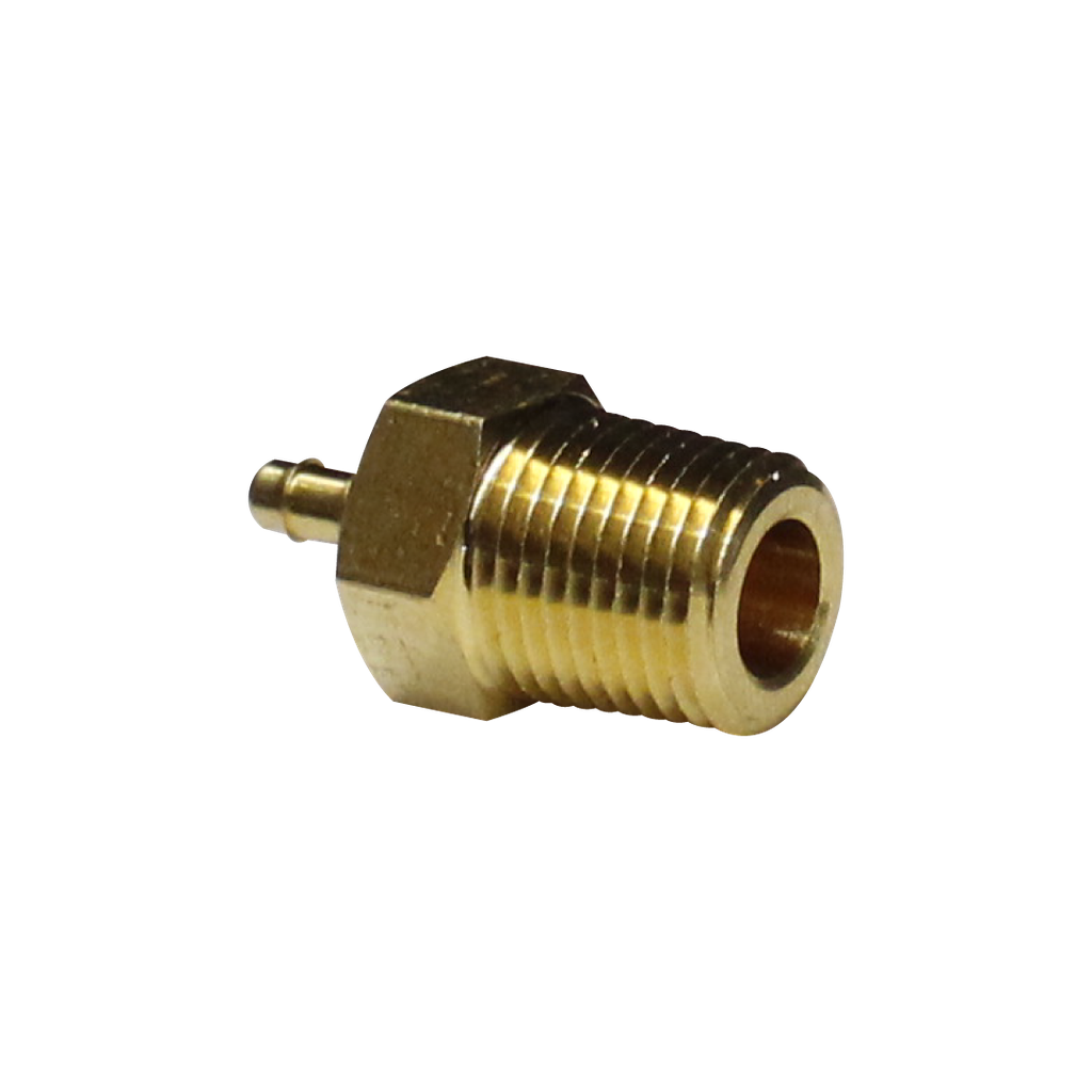 CONECTOR MACHO ESPIGA PARA TUBING PLASTICO 1/2 x 3/8