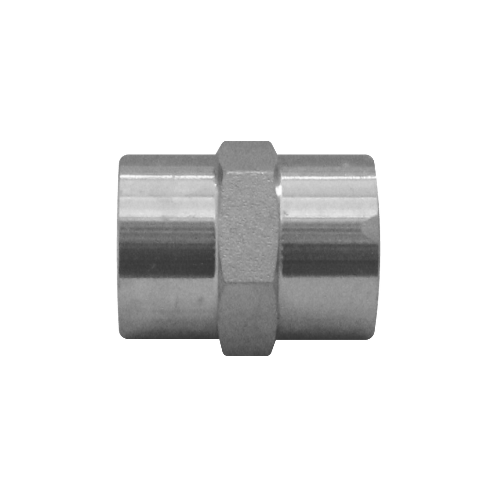 ADAPTADOR FP X FP ACERO INOXIDABLE