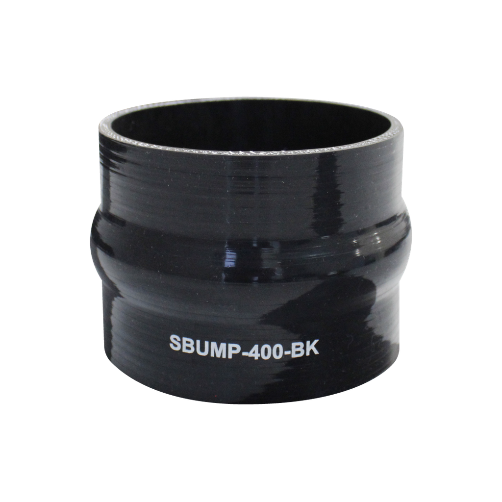 [SBUMP-400-BK] MANGUERA SILICON TIPO JOROBA 4" NEGRA