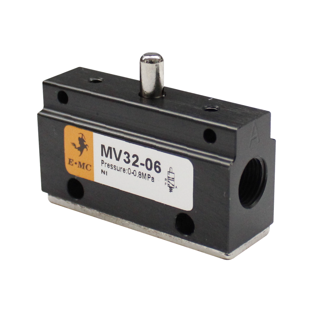 Válvula 3/2 mecánica accionada por leva puertos de 1/8" cuerda tipo "BSP o G"