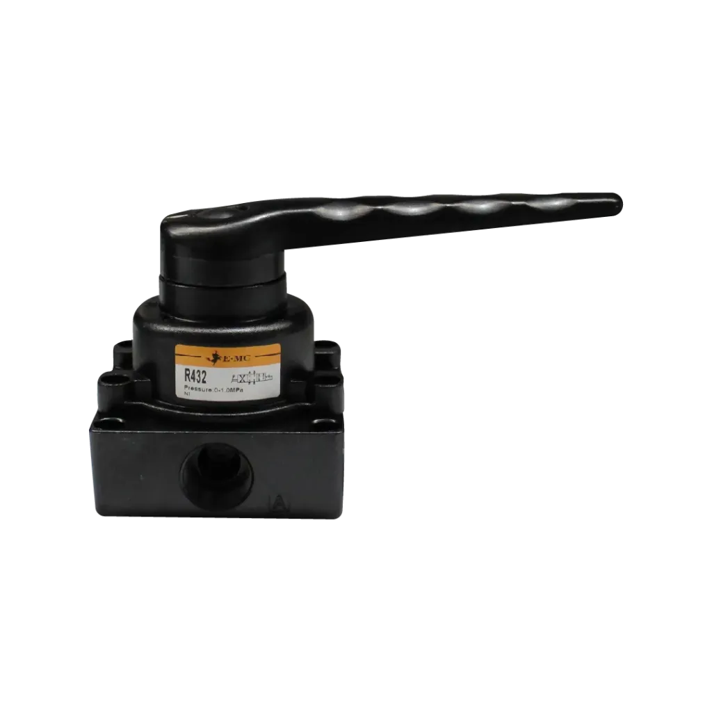 Válvula de palanca manual 4/3 puertos 1/2" BSP