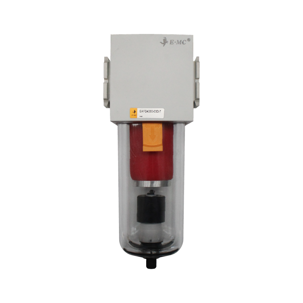 Filtro 0.01 micras, tamaño 4, purga autómatica puertos 3/8'' NPT