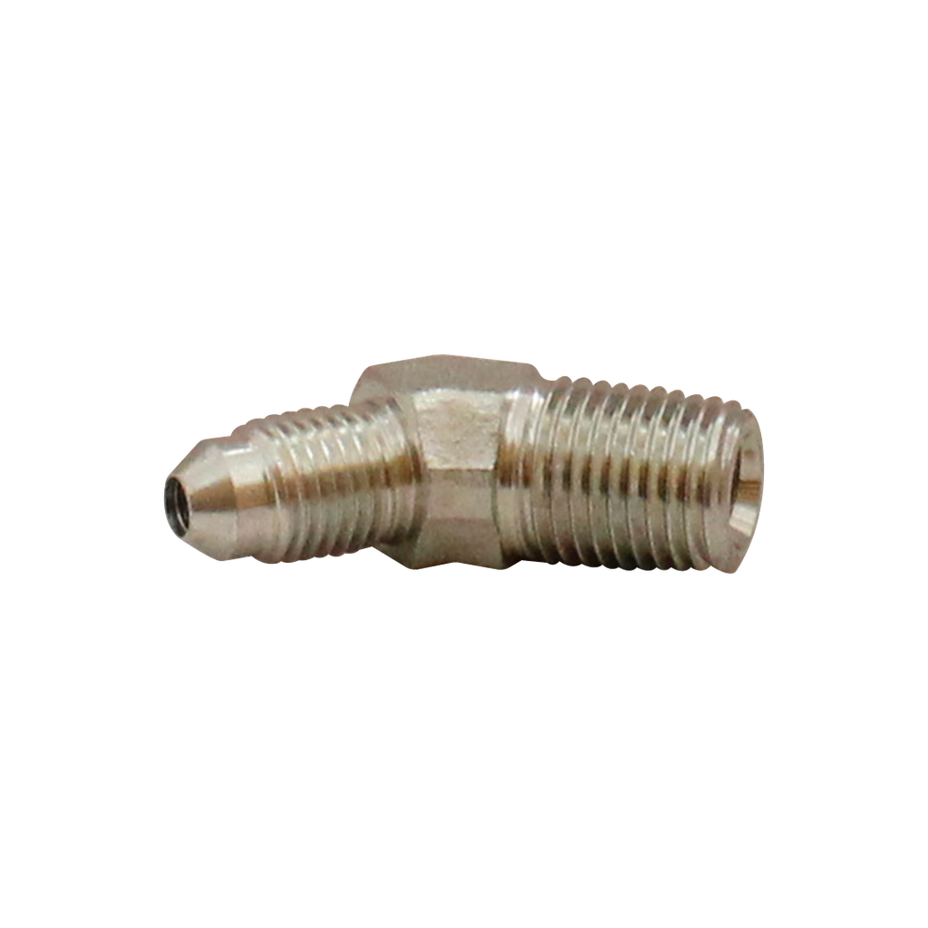 Codo 45° Macho JIC 37° x Macho NPT