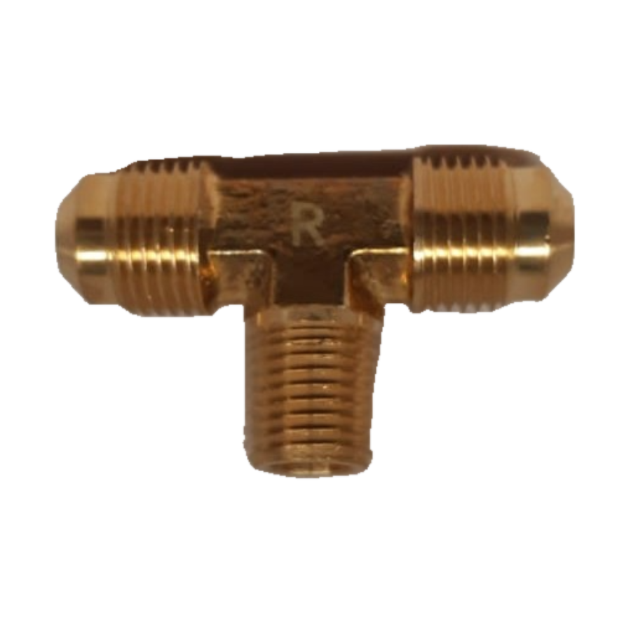 [R-45F-03-02] Tee con Macho al Centro  3/16  1/8