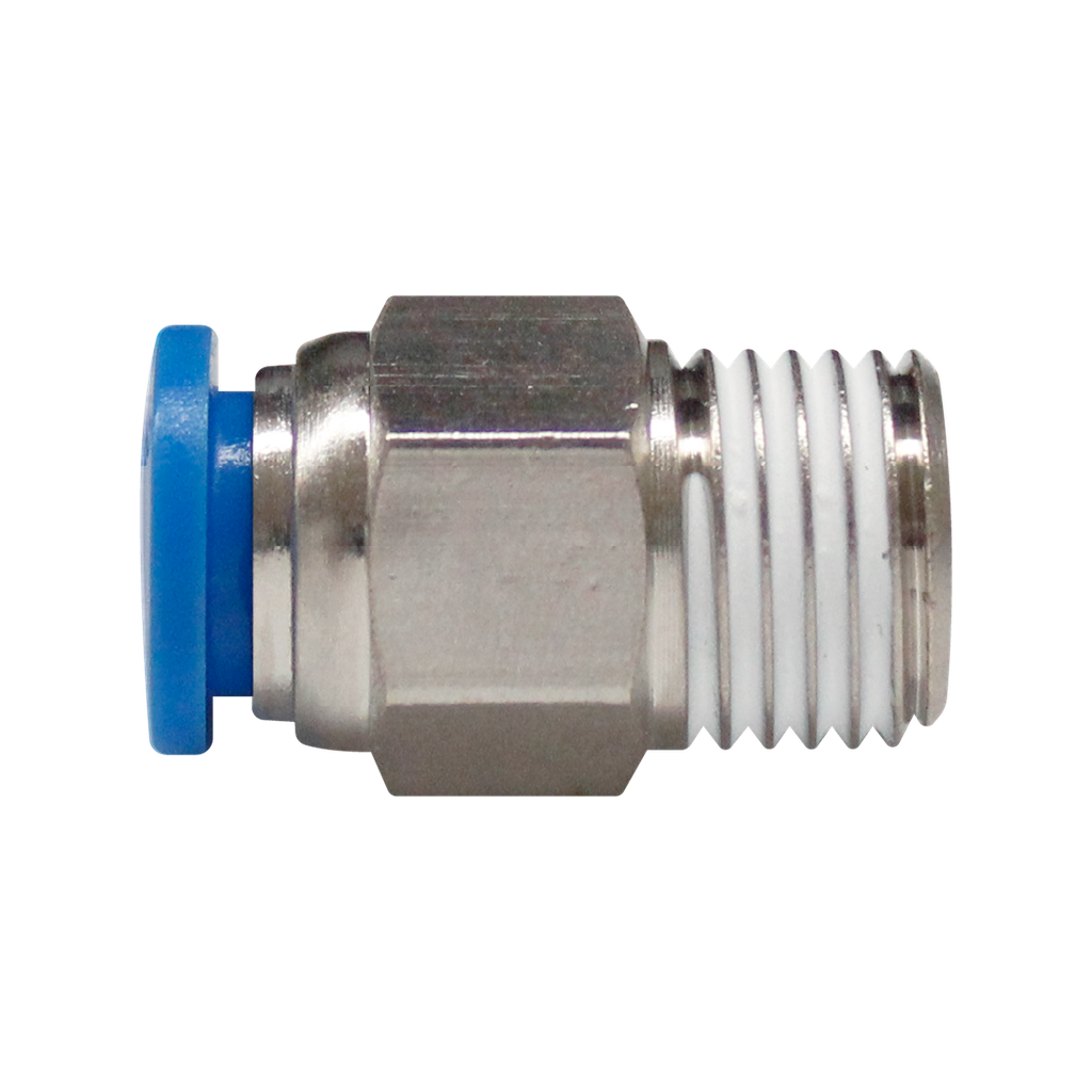 Conector Rápido recto cuerda macho PT de 1/2 diámetro de manguera 10 MM