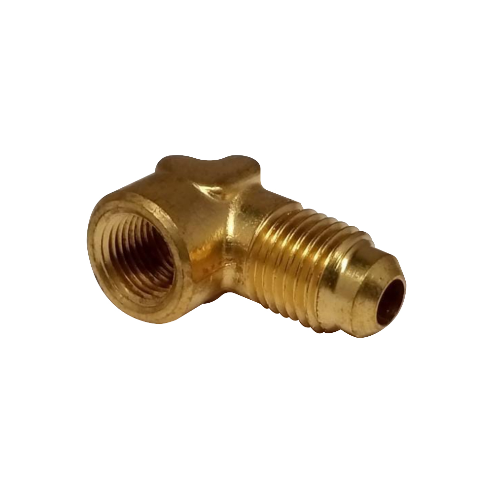 Codo a 90° Macho abocinado 3/8 a Hembra NPT 1/4