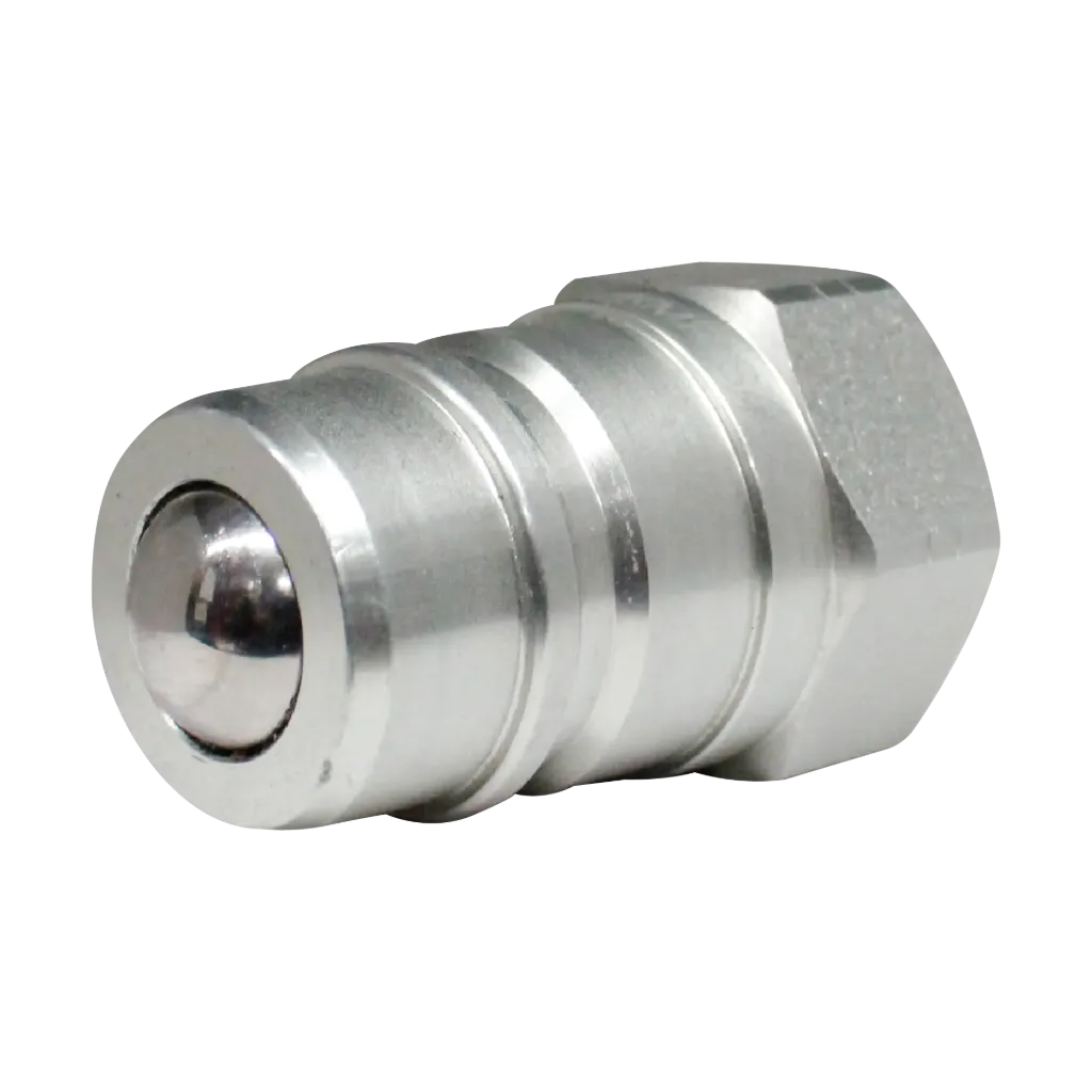 [KMR-S4-04PF] Niple Hidráulico Agricola válvula bola-Hembra NPT   (1/2")