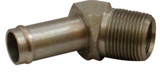 [4503-08-08] VASTAGO para manguera codo a 45° a Macho NPT