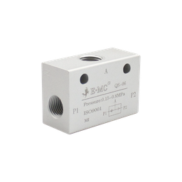 [QS08] Válvula Selectora tipo "OR"  puertos "1/4" BSP