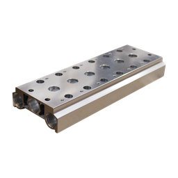 [V522-6F] Manifold placa base, 6 estaciones