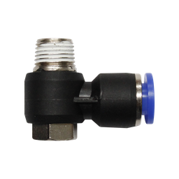 [PH10 1-4] Racor rápido codo orientable cuerda 1/4" BSP manguera 10 MM