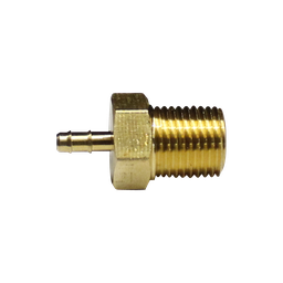 [R-TP-68-04-0] CONECTOR MACHO ESPIGA PARA TUBING PLASTICO 1/4 x 10/32