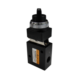 [EMOV321-TB] Válvula de panel 3/2, tamaño 1, acccionamiento mediante selector puertos 1/8" BSP