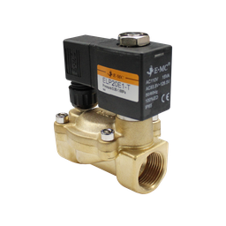 [ELP20E1-T] Válvula Solenoide, N.C,para fluidos: aire ,aceite, agua y agua caliente, presión de trabajo 25 bar, temperatura de trabajo -20 a 80 °C, 110 VAC 3/4'' NPT