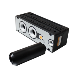 [EVC100H-D-V-A] Generador de Vacío 4 tubos de aspiración, aspiración por cada tubo 92 kPa, tipo de conexión, alimentación de aire 1/4 G, puerto vacío 3/4 G", desfogue 3/4 G" con válvulas de seguridad.