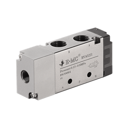 [RVA3221-06Q] Válvula neumática, 3/2 monoestable, 2 serie, retorno neumático, puertos 1/8" BSP