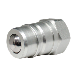 [KMR-S4-04PFORB] Cople Hidráulico Agricola Macho bola- Hembra SAE ORB (1/2")