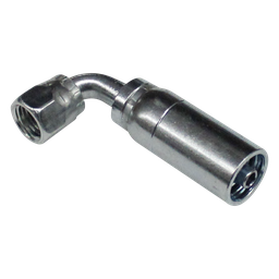 [KTP24-0812] HEMBRA JIC CODO A 90°  P/MANG TERMOPLASTICA  8-8